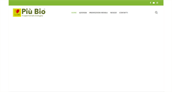 Desktop Screenshot of piubio.it